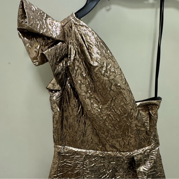 Antonio MelaniBridgett Jacquard One Shoulder Asymmetrical A-Line Dress - Picture 3 of 9